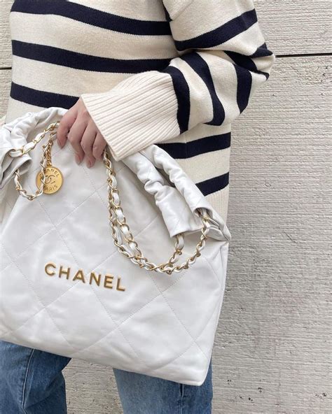 chanel mini 22 white|chanel 22 purses.